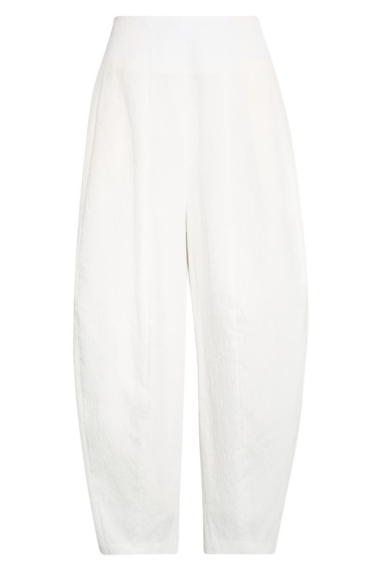 Pallin High Waist Textured Pants, Main, color, WHITE