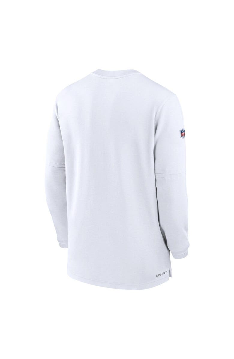 Nike Men's Nike  White New Orleans Saints 2023 Sideline Performance Long Sleeve Quarter-Zip Top, Alternate, color, White