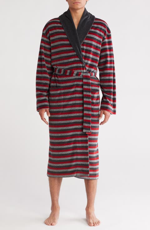Stripe Shawl Robe