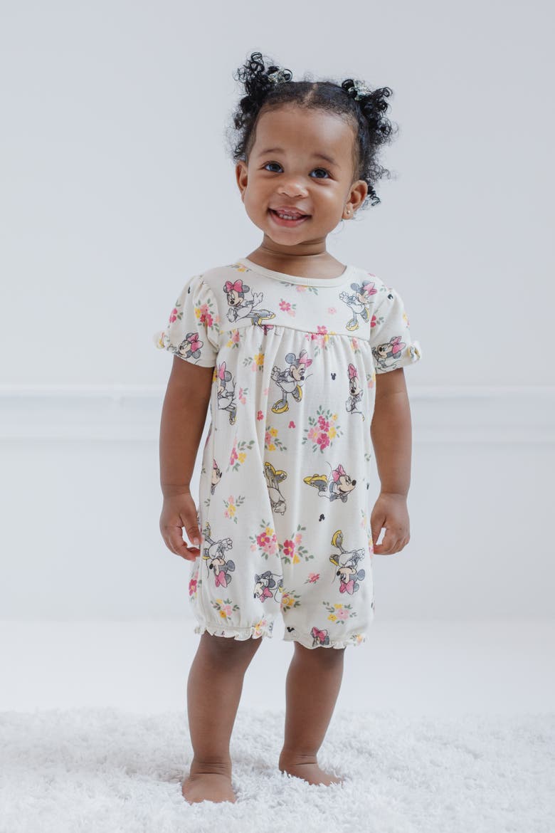Minnie Mouse 2-Pack One Piece Bubble Rompers, Alternate, color, Pink Ivory Minnie