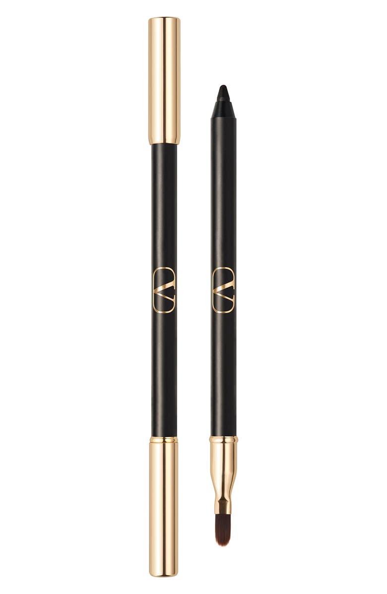 Valentino Colorgraph Waterproof Gel Eyeliner Pencil, Main, color, 01 Rockstud Noir