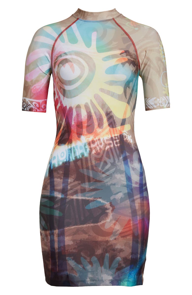 Paolina Russo Body-Con Mesh Minidress, Alternate, color, 