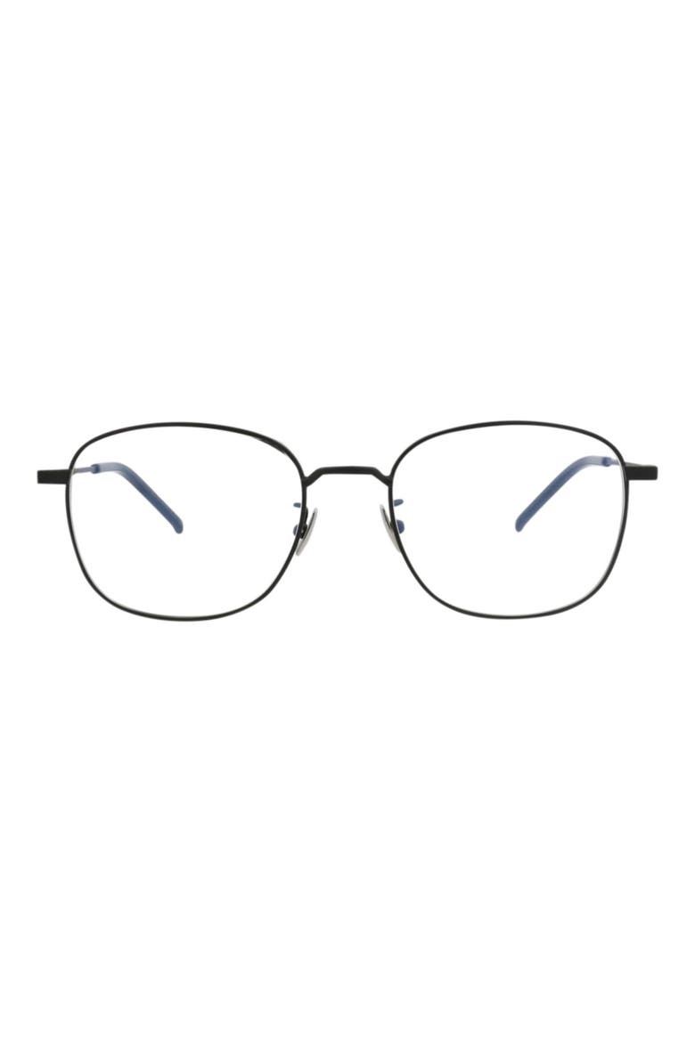 53mm Round Optical Frames, Main, color, BLACK BLACK TRANSPARENT