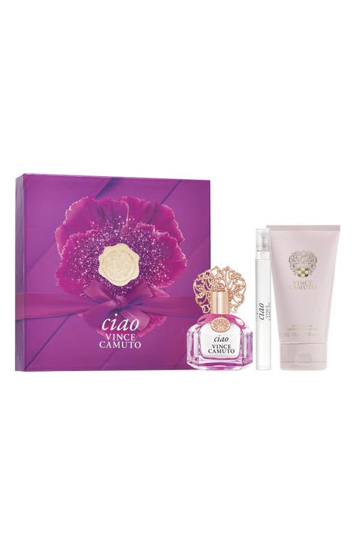 Vince Camuto Ciao Eau De Parfum 3-piece Set In Transparent