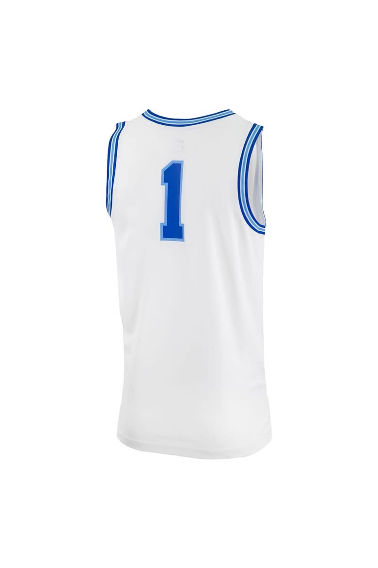 Men's Nike #0 White Xavier Musketeers Replica Basketball Jersey, Alternate, color, White