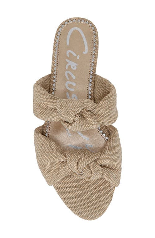 Circus Ny By Sam Edelman Marissa Two Strap Sandal In Natural Sparkle