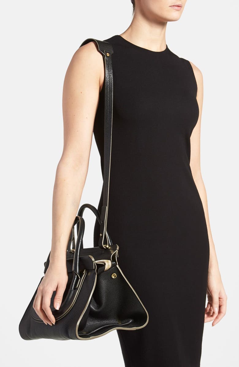 Chloé 'Everston - Medium' Calfskin Satchel, Alternate, color,