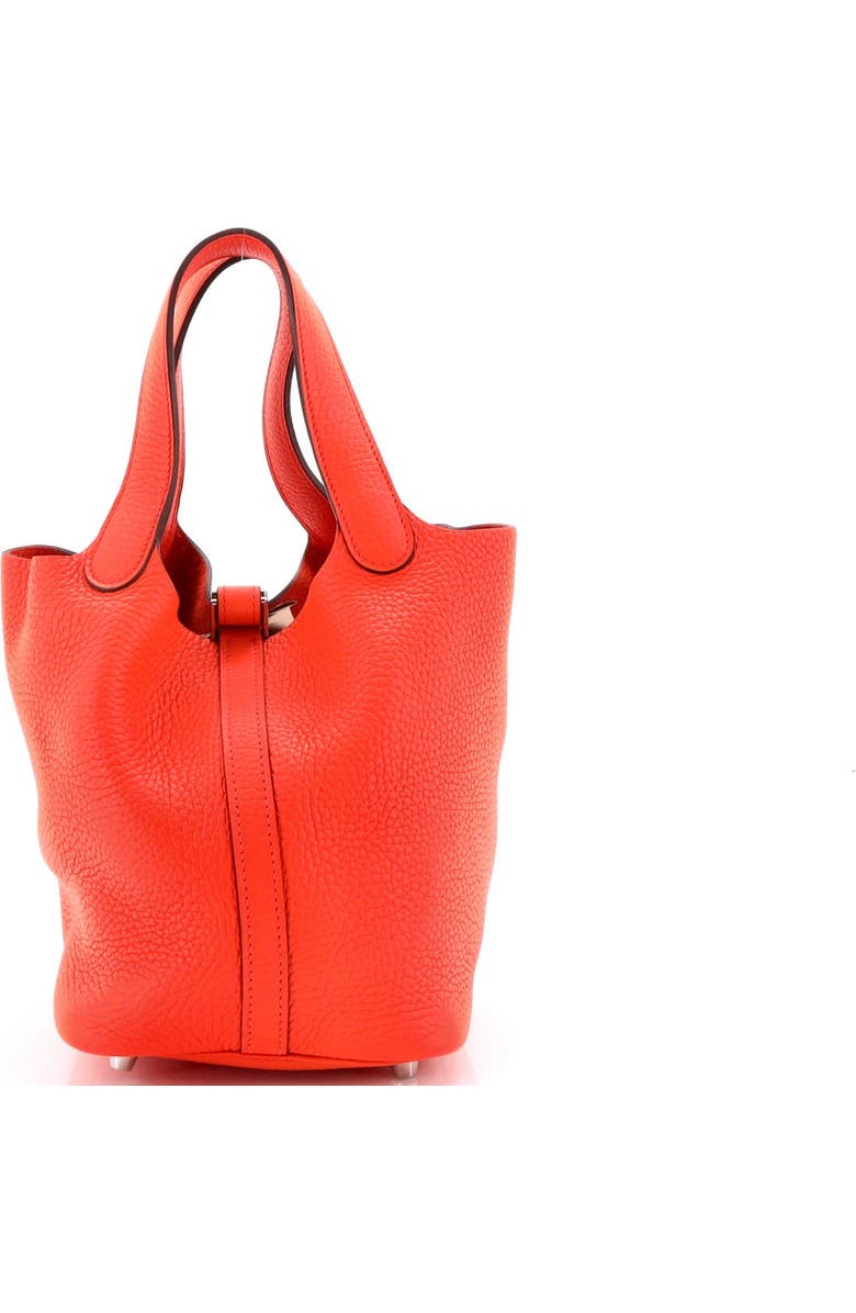 Pre-Owned Hermes Picotin Lock Bag Clemence PM, Alternate, color, Orange Poppy