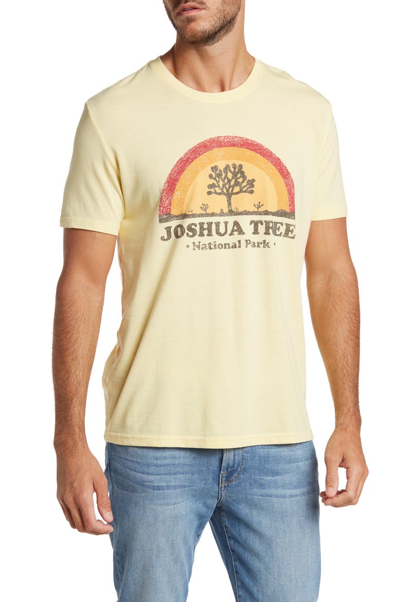 Joshua Tree Graphic Tee, Main, color, PALE BANANA