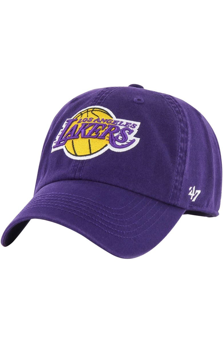 '47 Men's '47 Purple Los Angeles Lakers Classic Franchise Fitted Hat, Main, color, Purple