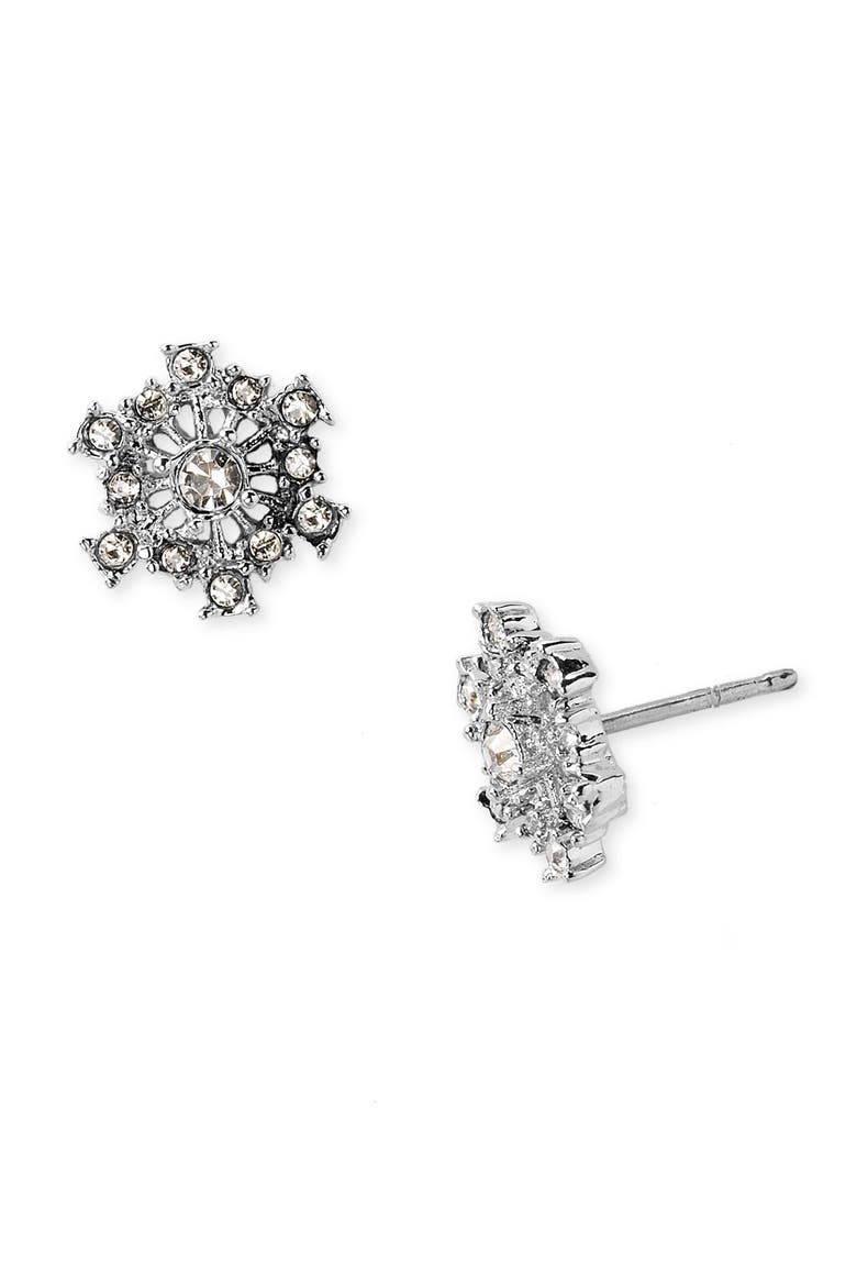 Snowflake Earrings, Main, color, 2009 SNOWFLAKE