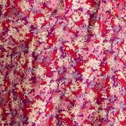 Live Unlimited Floral Gathered Neck Midi Dress In Pink