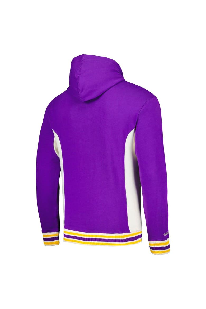 Men's Mitchell & Ness Purple LSU Tigers Team Legacy French Terry Pullover Hoodie, Alternate, color, Purple