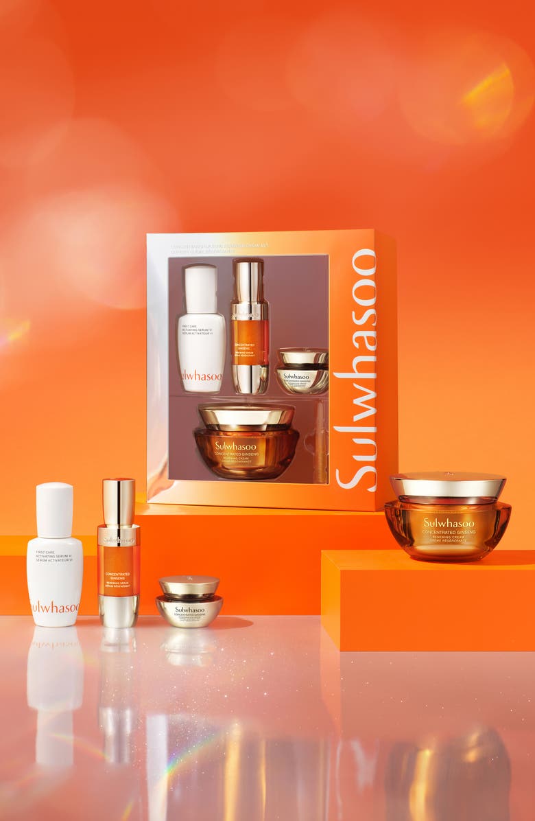 Sulwhasoo Concentrated Ginseng Renewing Cream 4-Piece Set, Alternate, color, 