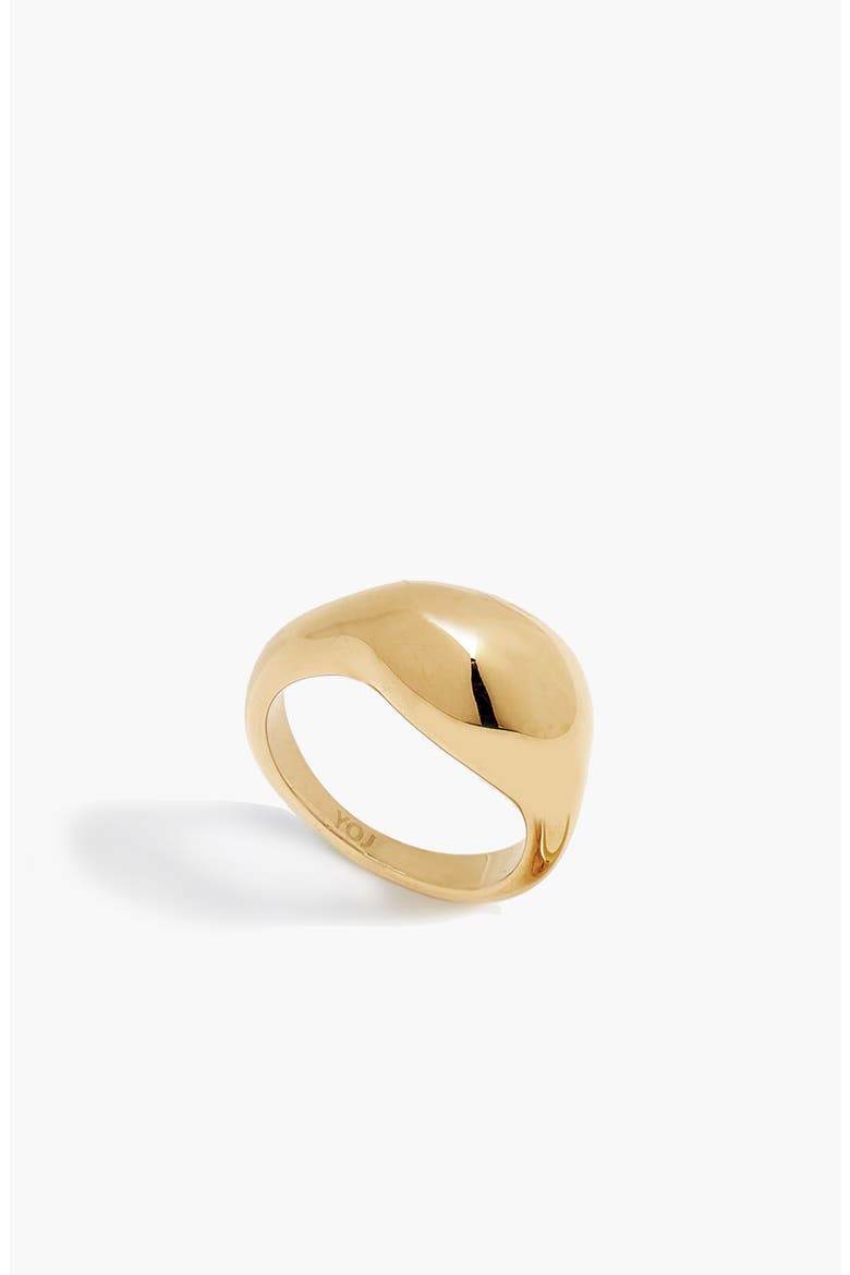 Ine Ring in Gold, Alternate, color, Gold