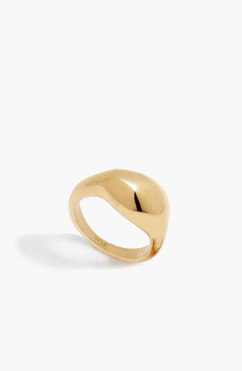 YOJ Ine Ring in Gold, Alternate, color, Gold