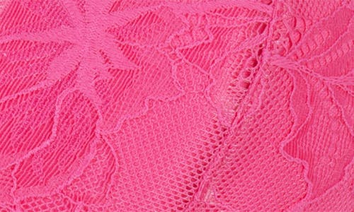 Shop Hunkemoller Hunkemöller Stormi Lace Racerback Bralette In Sangria Sunset