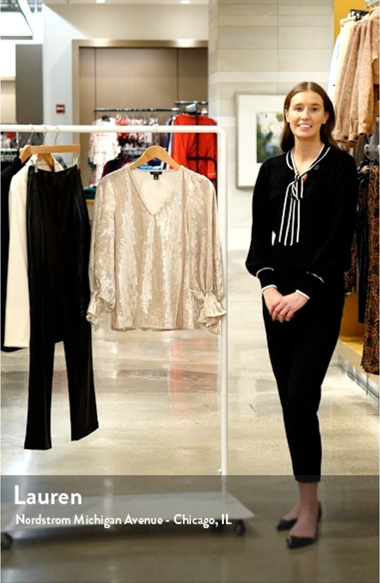 Metallic Velvet Top, sales video thumbnail