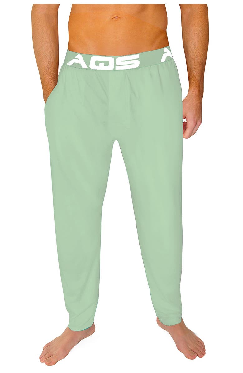 AQS Slim Fit Lounge Pants, Main, color, Mint
