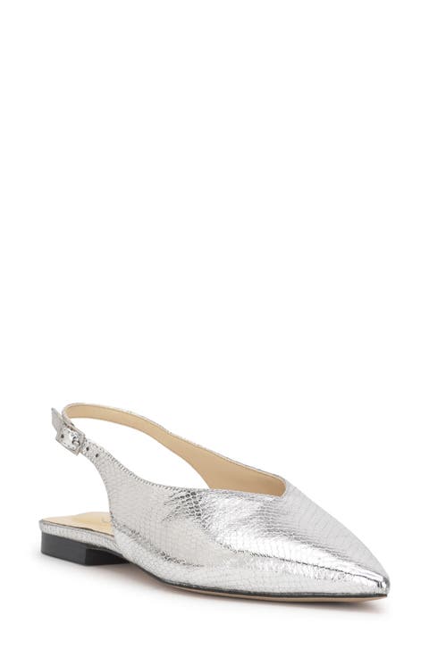 Mezzah Slingback Pointed Toe Flat (Women)