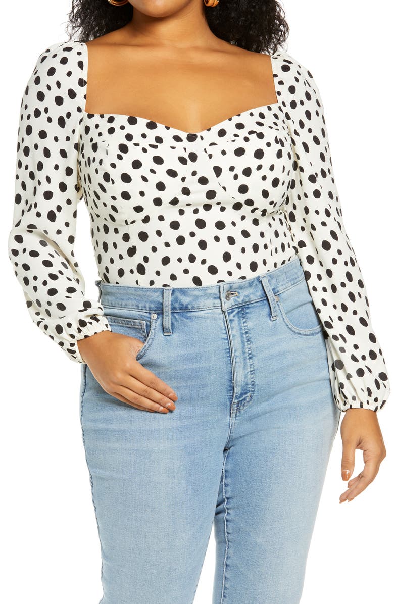 Reformation Reign Puff Sleeve Top, Main, color,
