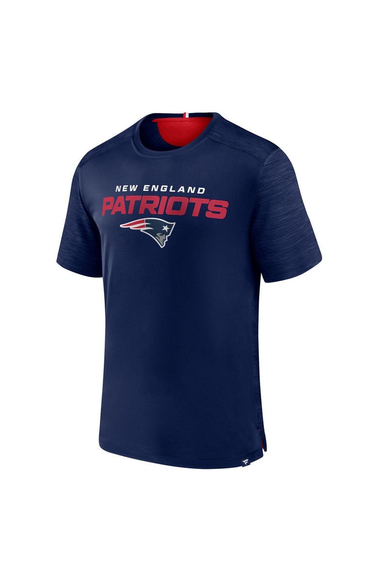 FANATICS Men's Fanatics Branded Navy New England Patriots Defender Evo T-Shirt, Alternate, color, Navy