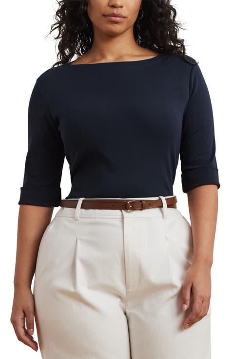 Boat Neck Top (Plus)