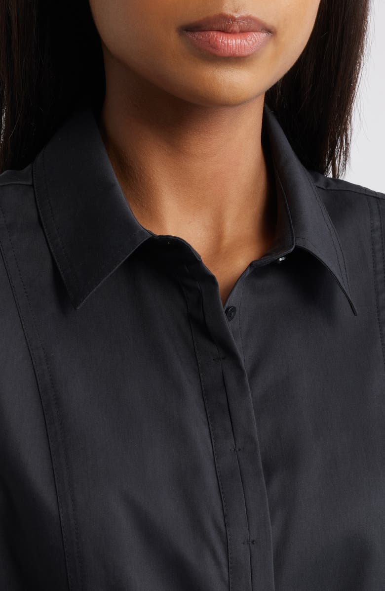 Wit & Wisdom Cap Sleeve Peplum Top, Alternate, color, Black