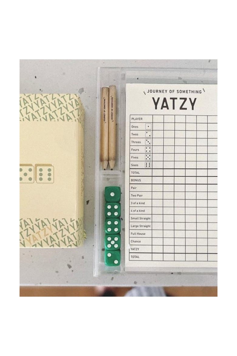 Luxury Yatzy, Classic Dice Game Set, Family & Party, Alternate, color, Multicolored