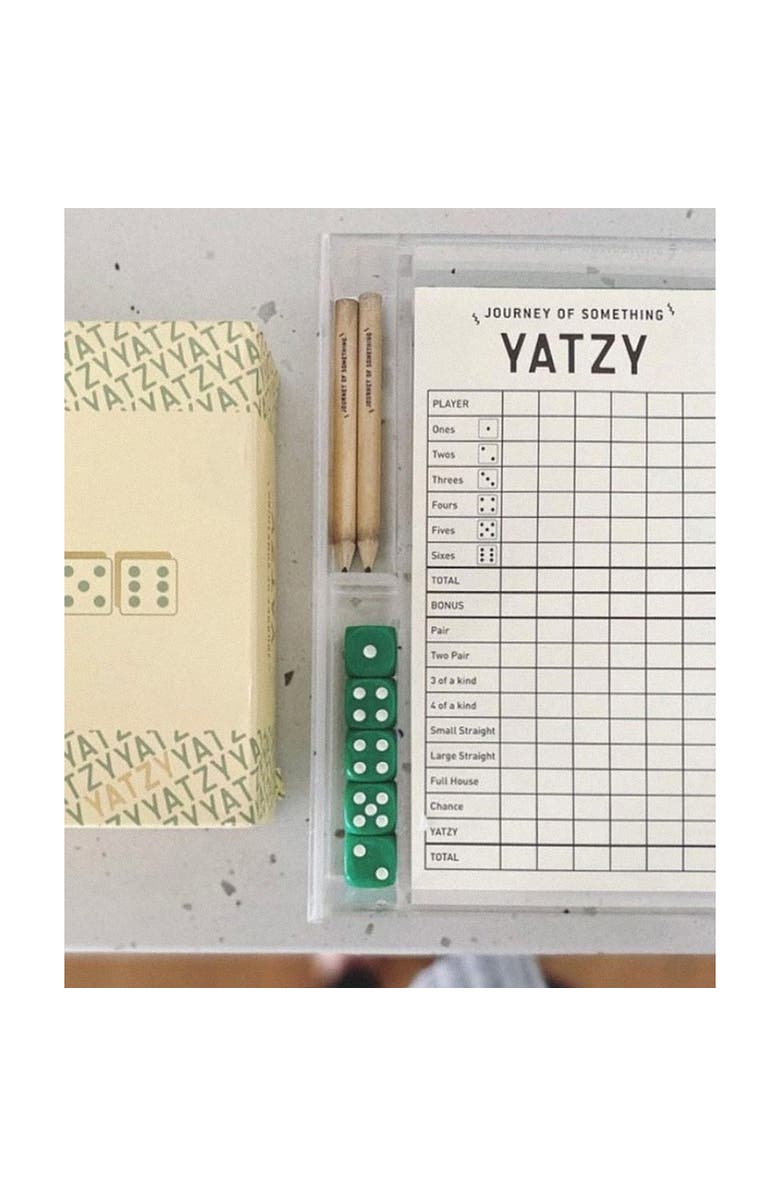 Journey of Something Luxury Yatzy, Classic Dice Game Set, Family & Party, Alternate, color, 