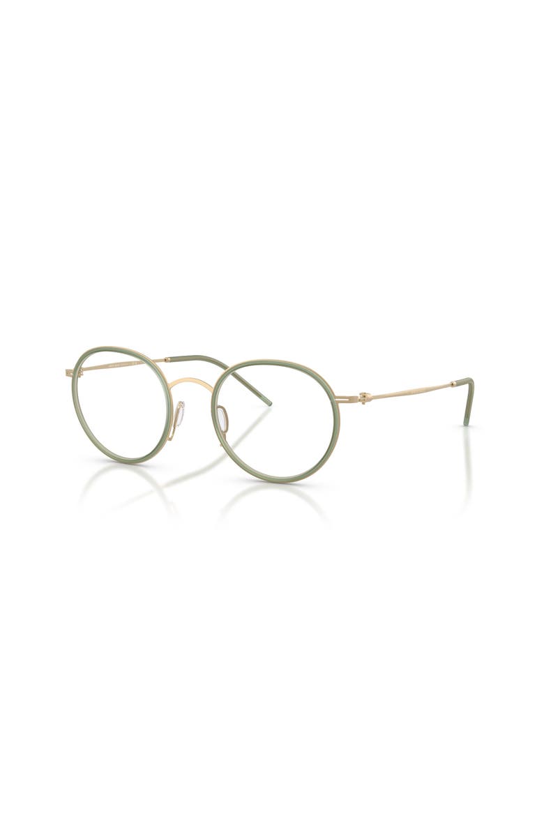 49mm Round optical glasses, Main, color, Black