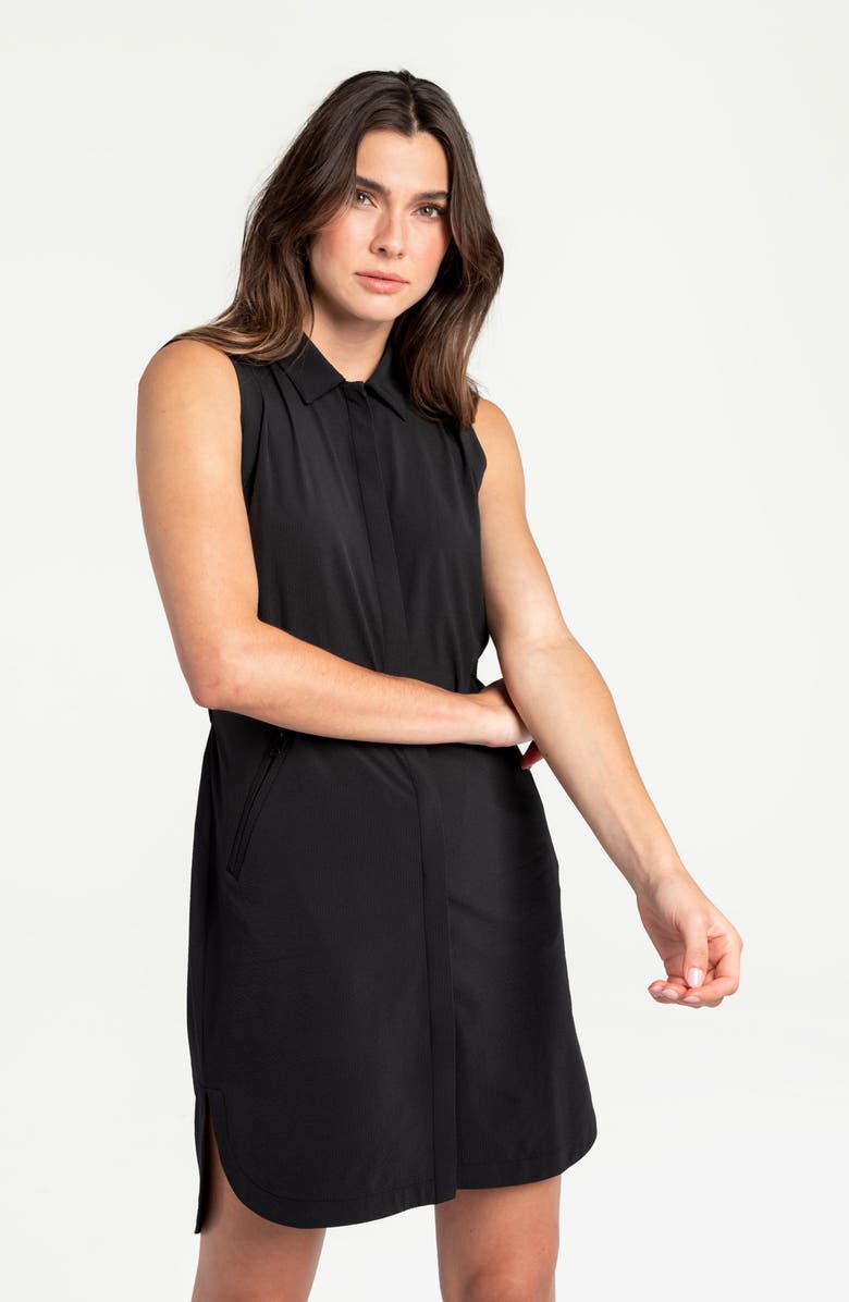 Lole Momentum Sleeveless Shirtdress, Alternate, color, 