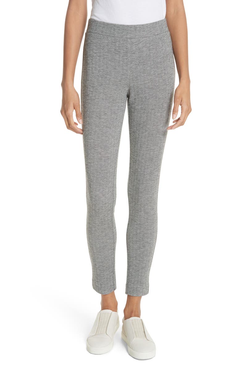 Theory Adbelle K Chevron Stretch Pants, Main, color, 