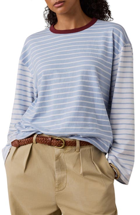 Stripe Sunwashed Organic Cotton Top