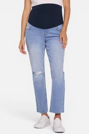 MOTHERHOOD MATERNITY Secret Fit Over the Belly Slim Straight Leg Jeans