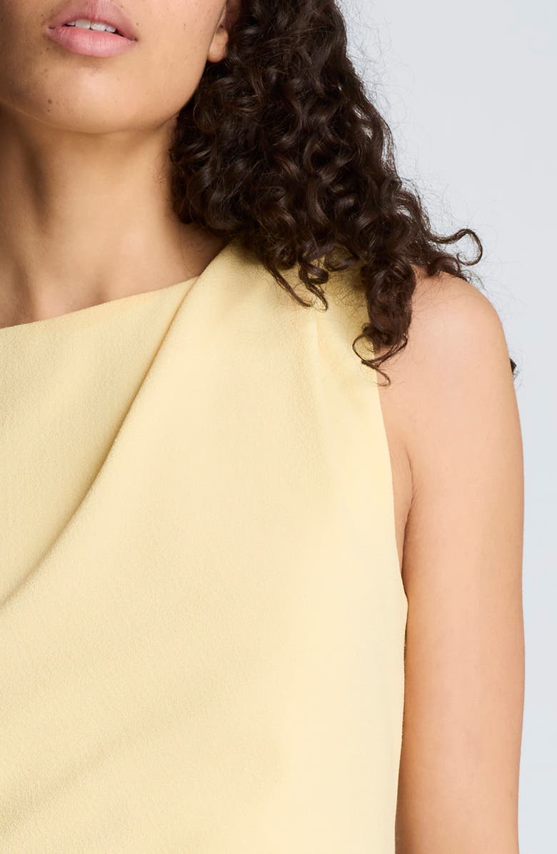 Kenneth Cole Ruched Sleeveless Minidress, Alternate, color, Pastel Yellow