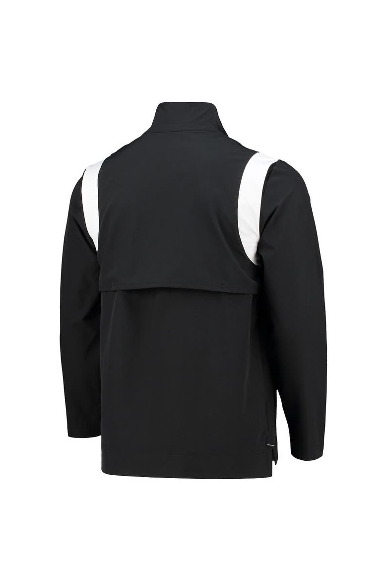 Men's Nike Black Team USA On-Field Quarter-Zip Jacket, Alternate, color, Black