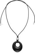 Ettika Resin Pendant Cord Necklace
