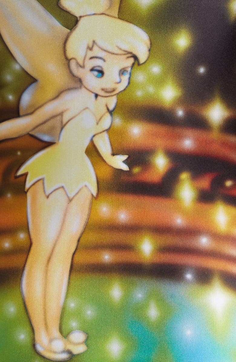 STOCKHOLM SURFBOARD CLUB x Disney Tinker Bell Airbrush Graphic One-Piece Swimsuit, Alternate, color, Tinker Bell