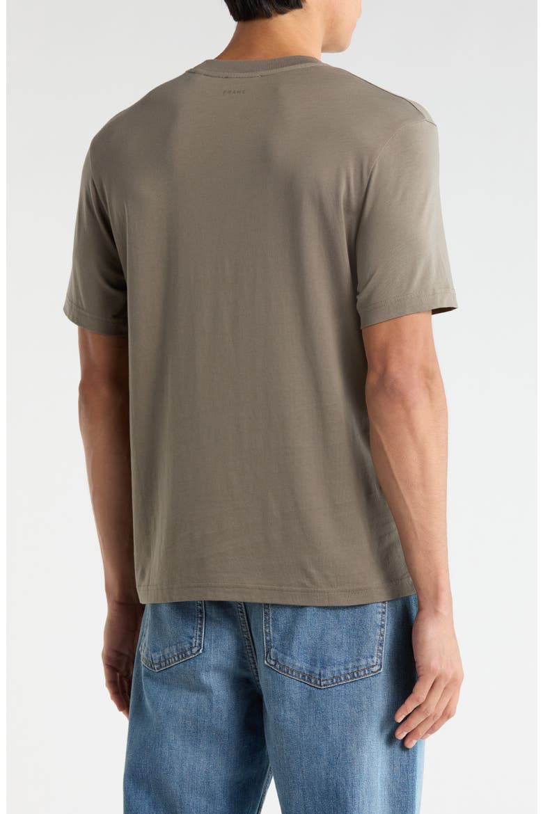 Short Sleeve Light Cotton Tee, Alternate, color, SMOKY GREEN
