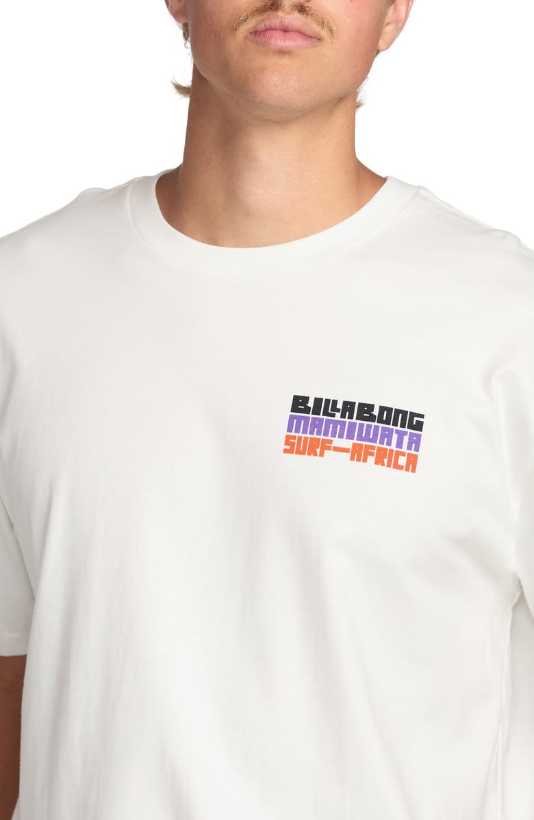 Billabong x Mami Wata Oversize Time Before Memory Graphic T-Shirt, Alternate, color, Off White