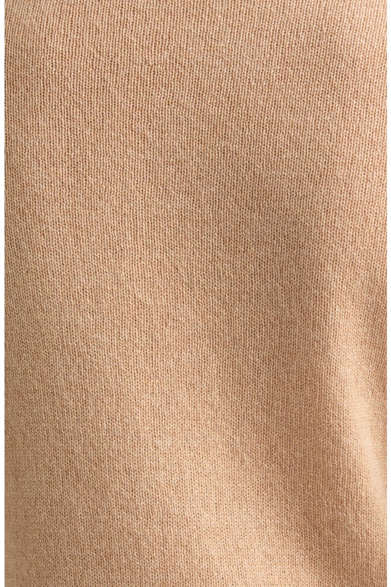 Semisheer Cashmere Crewneck Sweater, Alternate, color, 04NN CAMEL