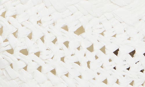 Vince Camuto Embellished Braided Band Cowboy Hat In White