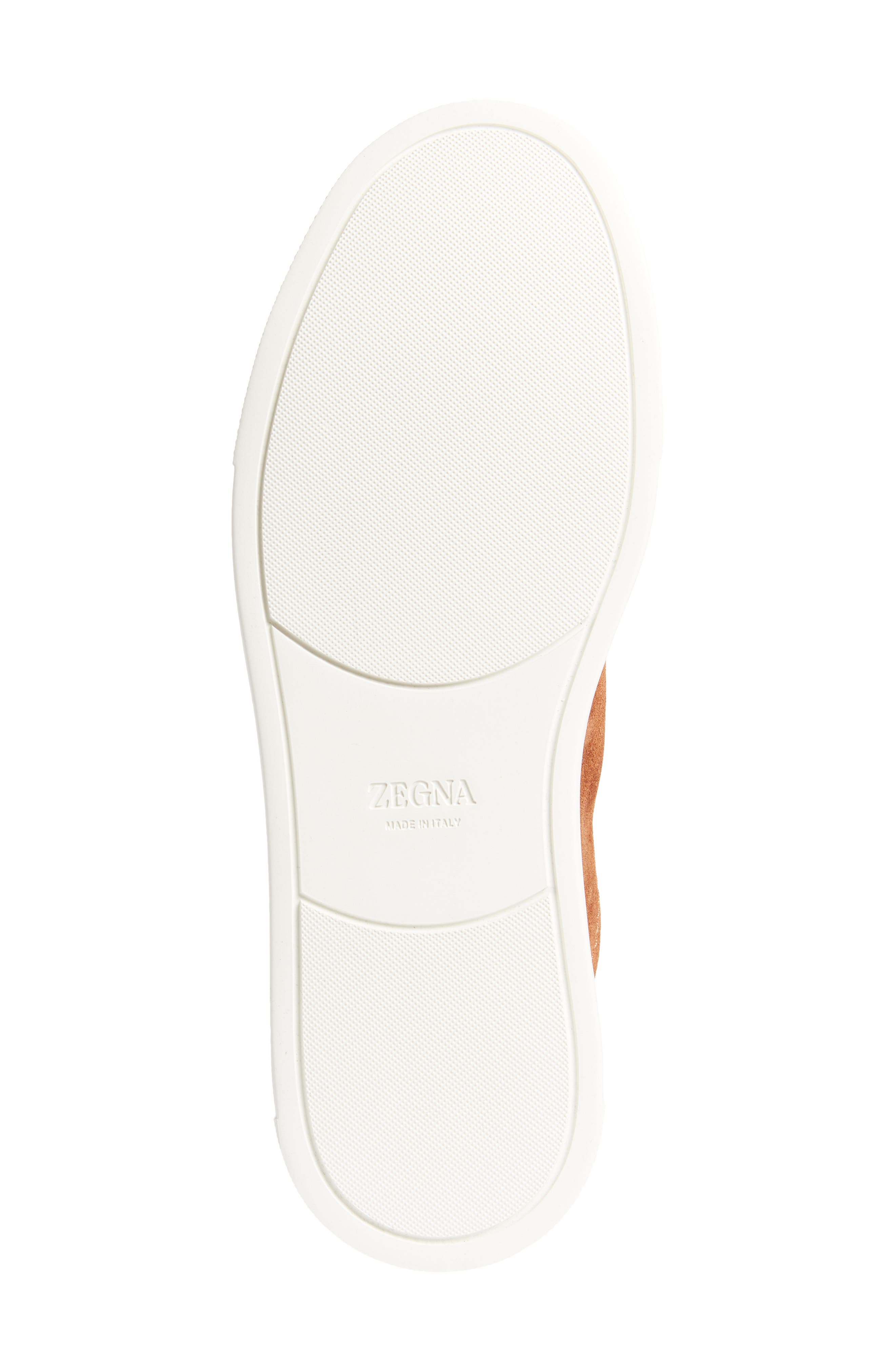 ZEGNA Triple Stitch Suede Slip-On Sneaker, Alternate, color, Vicuna