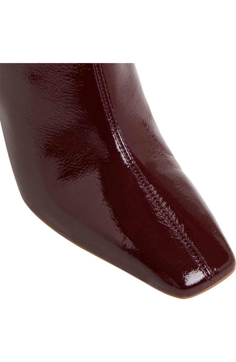 ALDO Vellamo Block Heel Bootie, Alternate, color, Bordo