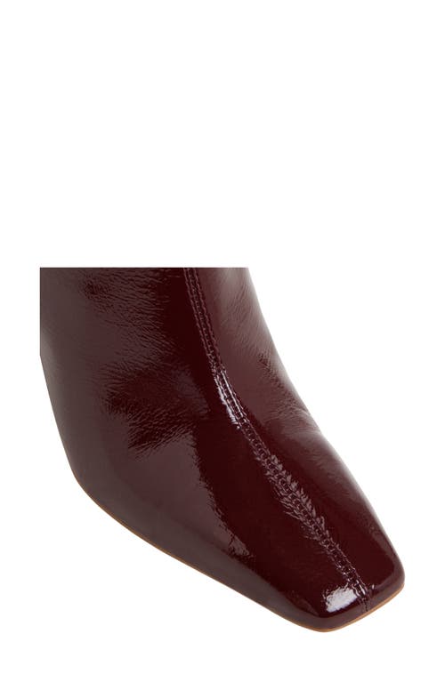 Aldo Vellamo Block Heel Bootie In Burgundy