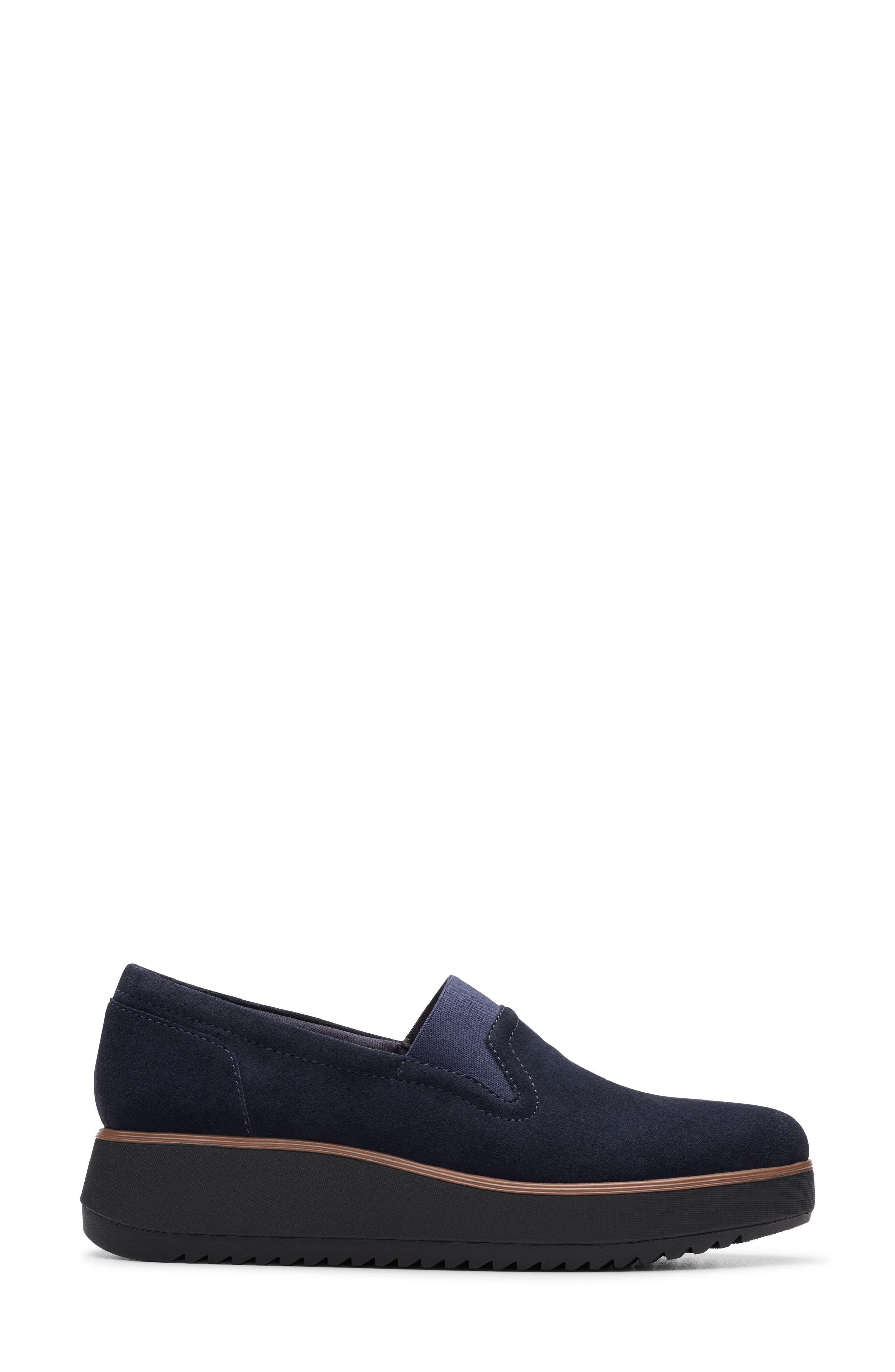 Zylah Sky Platform Loafer, Alternate, color, NAVY SUEDE
