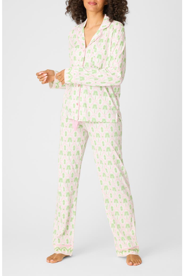 Playful Print Pajamas, Main, color, IVORY