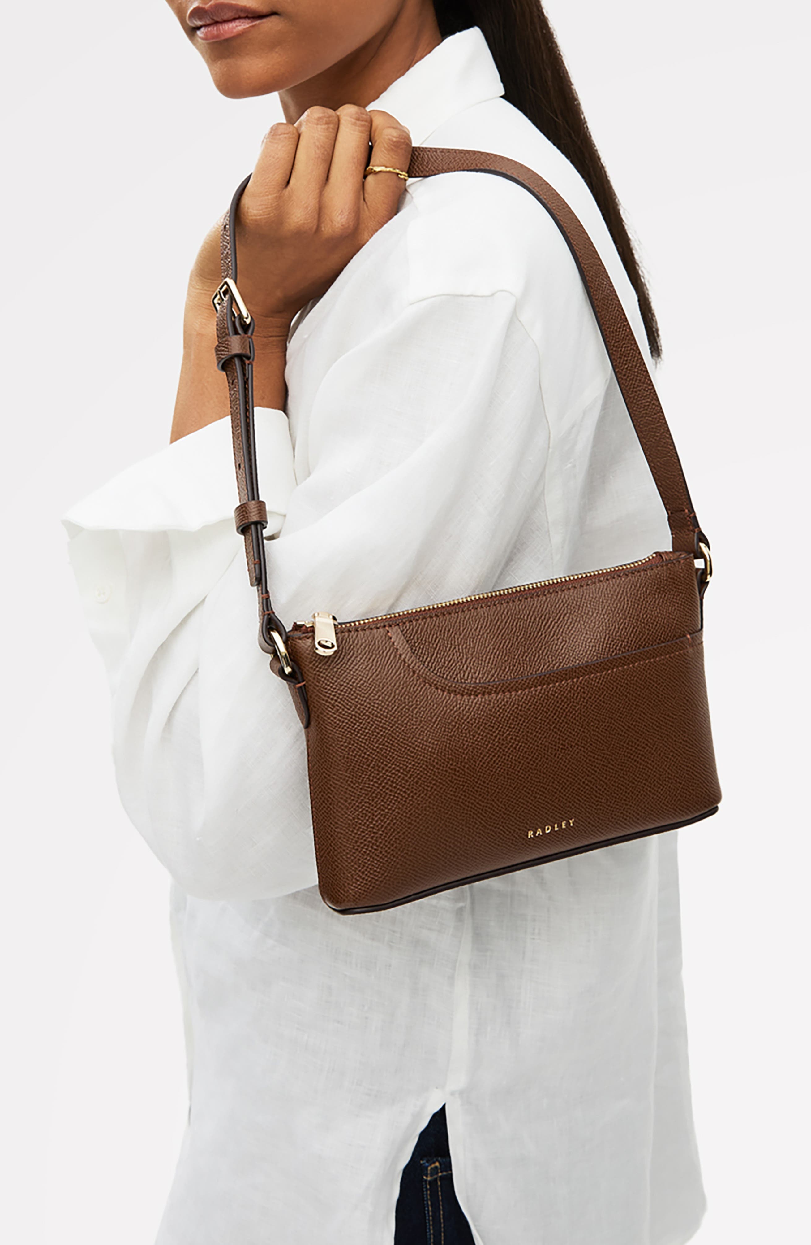 Radley Pockets Textured Mini Top Zip Shoulder Bag, Alternate, color, 