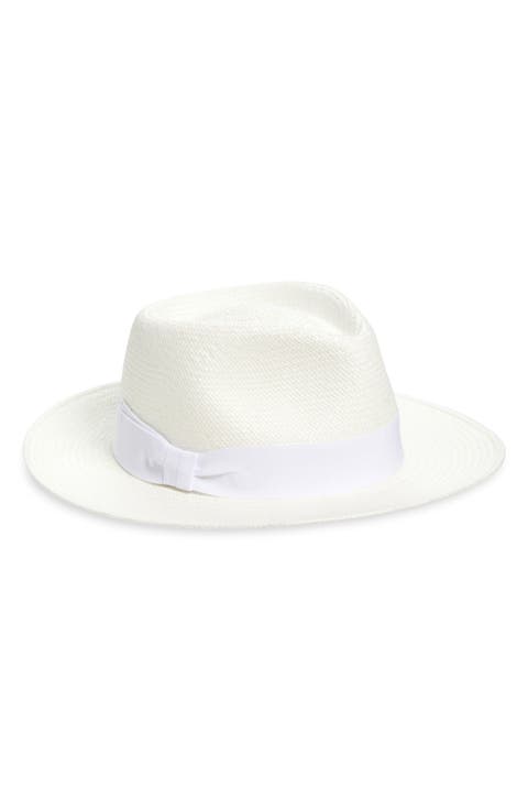 Handwoven Straw Fedora